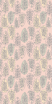 Modern roller blind Colorful leaves
