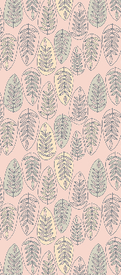 Modern roller blind Colorful leaves