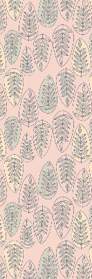 Modern roller blind Colorful leaves