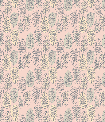 Modern roller blind Colorful leaves