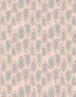 Modern roller blind Colorful leaves