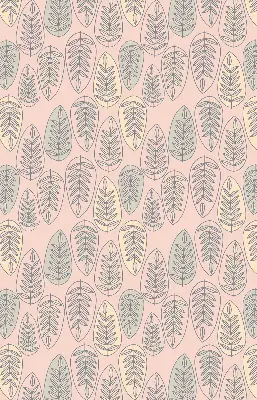 Roller blind colorful leaves pattern