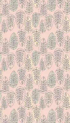 Roller blind colorful leaves pattern