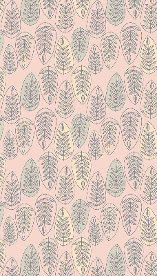 Modern roller blind Colorful leaves