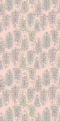 Modern roller blind Colorful leaves