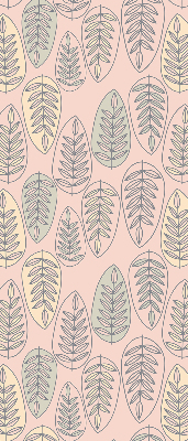 Modern roller blind Colorful leaves