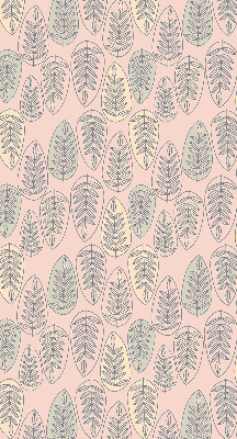 Modern roller blind Colorful leaves