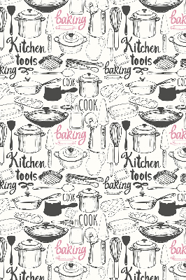 Fabric roller blind Culinary utensils