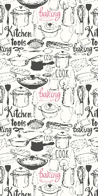 Fabric roller blind Culinary utensils