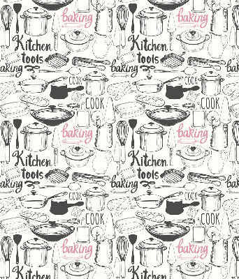 Fabric roller blind Culinary utensils