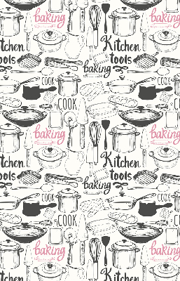 Fabric roller blind Culinary utensils