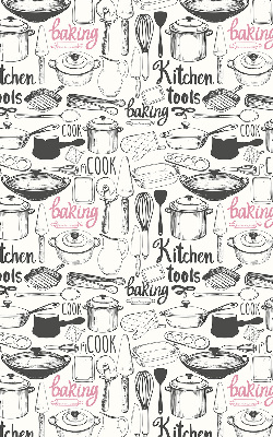 Fabric roller blind Culinary utensils