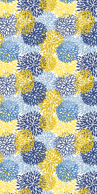 Modern roller blind Painted plants