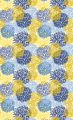 Modern roller blind Painted plants