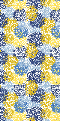 Modern roller blind Painted plants