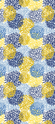 Modern roller blind Painted plants