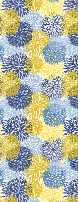 Modern roller blind Painted plants