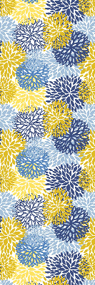 Modern roller blind Painted plants