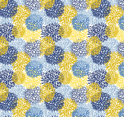 Modern roller blind Painted plants