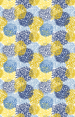 Modern roller blind Painted plants