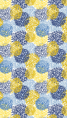 Modern roller blind Painted plants