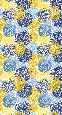 Modern roller blind Painted plants