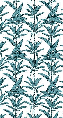 Fabric roller blind Palm leaves