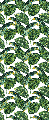 Modern roller blind Exotic leaves