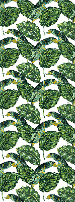 Modern roller blind Exotic leaves
