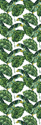 Modern roller blind Exotic leaves