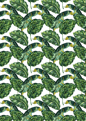 Modern roller blind Exotic leaves