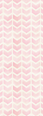 Fabric roller blind Pink zigzags