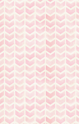 Fabric roller blind in pink zigzags