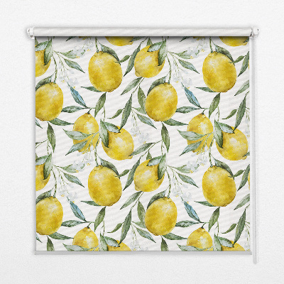 Roller blind for large window Lemons