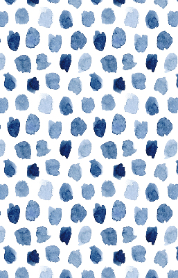 Fabric roller blind Blue painted spots