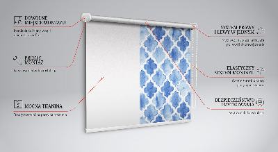 Modern roller blind Painted pattern