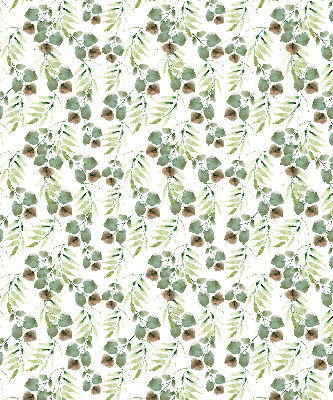 Roller blind for large window Green leaves