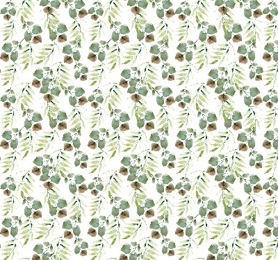Roller blind for large window Green leaves