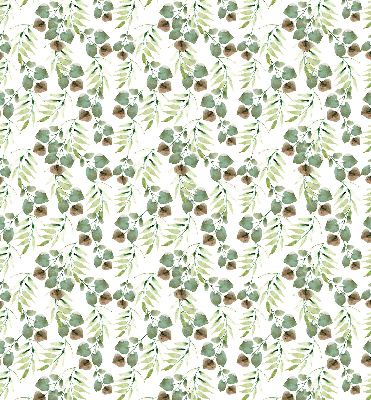 Roller blind for large window Green leaves