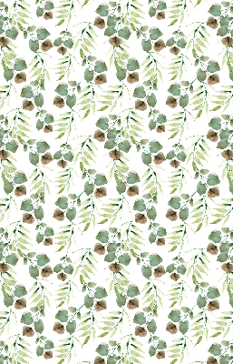 Roller blind for large window Green leaves