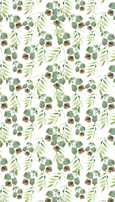 Roller blind for large window Green leaves