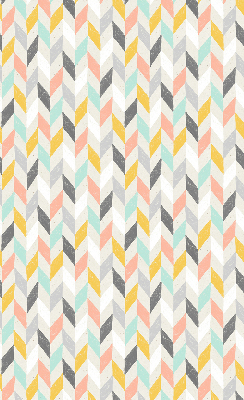 Fabric roller blind Colorful herringbone
