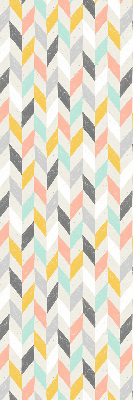 Fabric roller blind Colorful herringbone