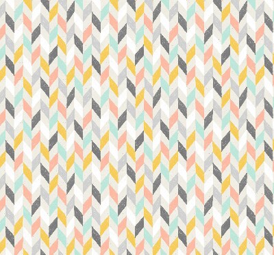 Fabric roller blind Colorful herringbone
