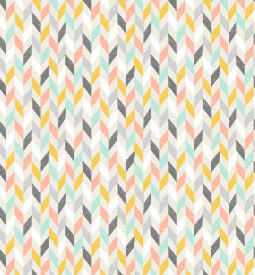 Fabric roller blind Colorful herringbone