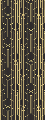 Modern roller blind Yellow pattern