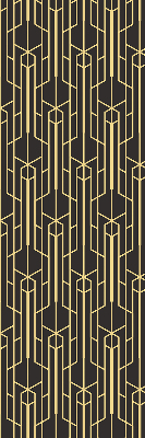 Modern roller blind Yellow pattern