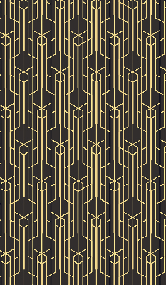Modern roller blind Yellow pattern