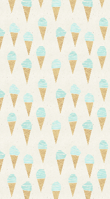 Fabric roller blind Ice cream in a cone