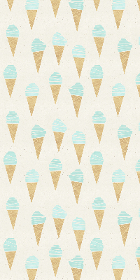 Fabric roller blind Ice cream in a cone